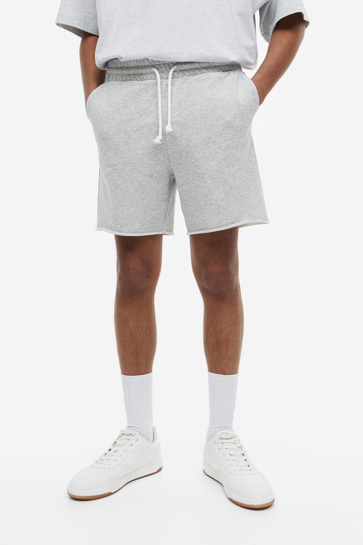 Шорти чоловічі H&M XS Меланж Світло-сірий (XA3008983297)