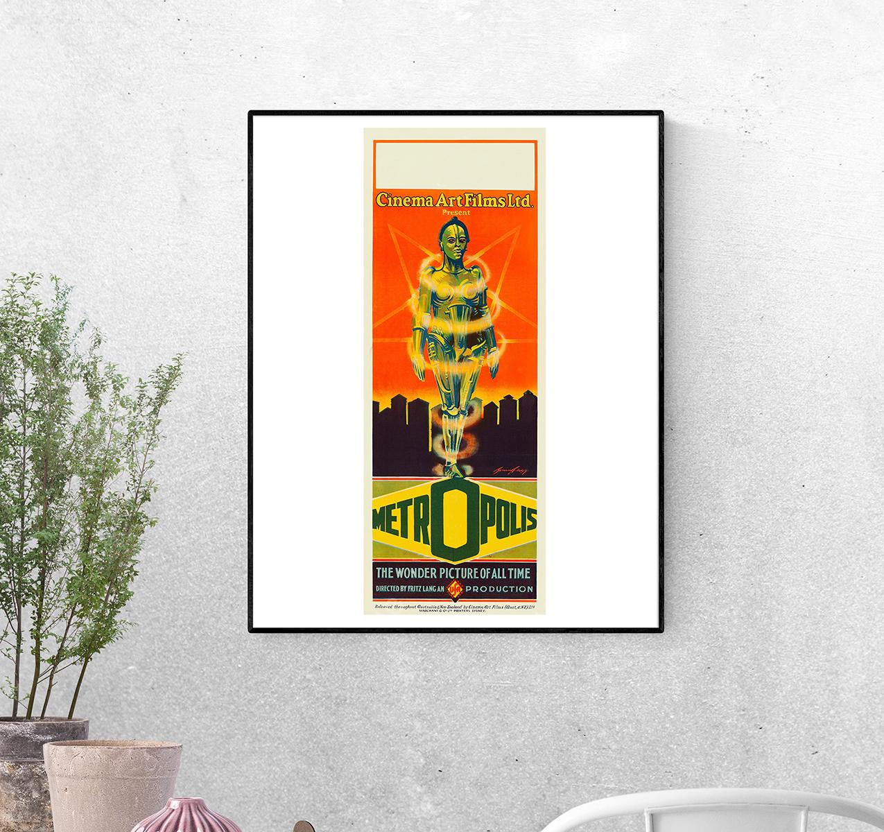 Постер Метрополис 1927 г. Режиссёр Фриц Ланг формат А-3 (Afisha2050009_Poster)