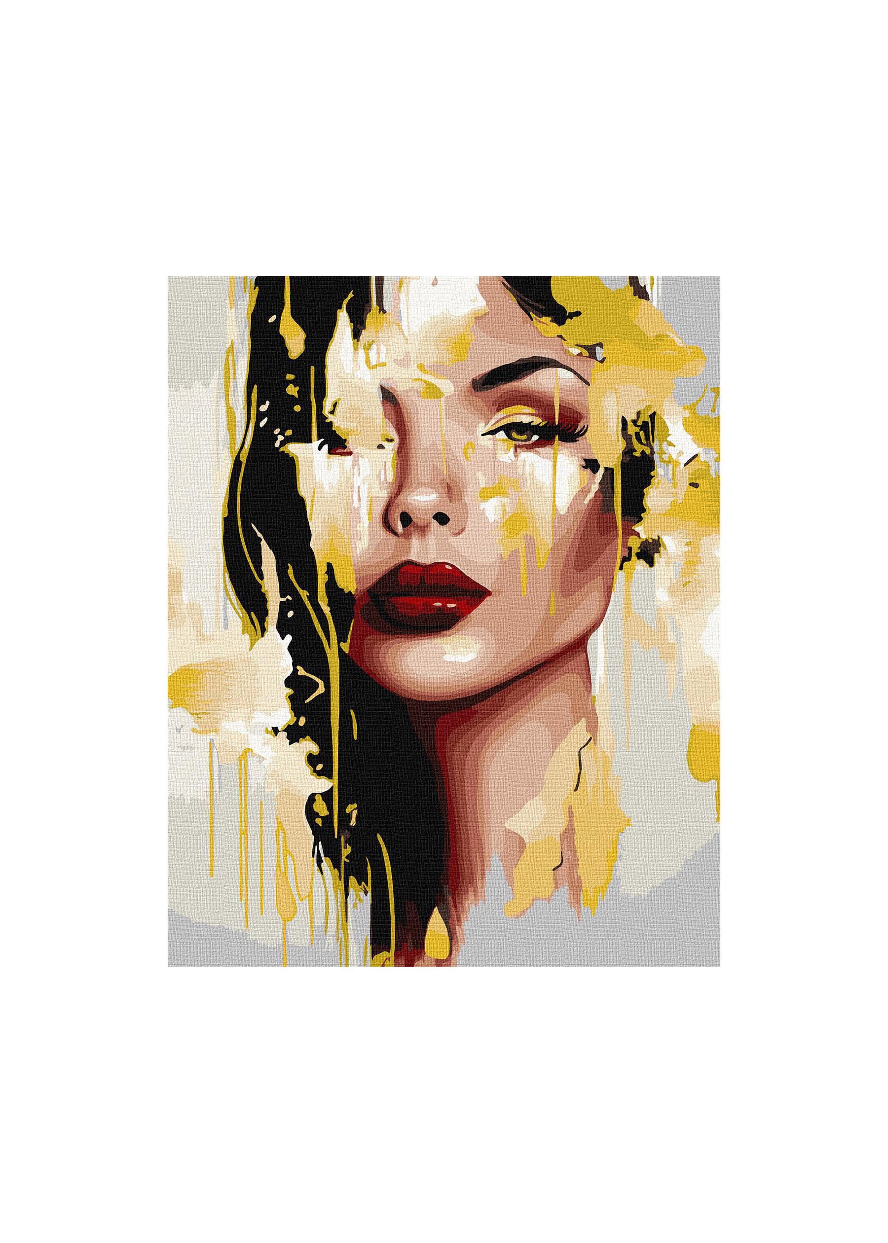 Картина за номерами Ідейка Неземна краса з фарбами металік extra 40х50 (КНO8313)