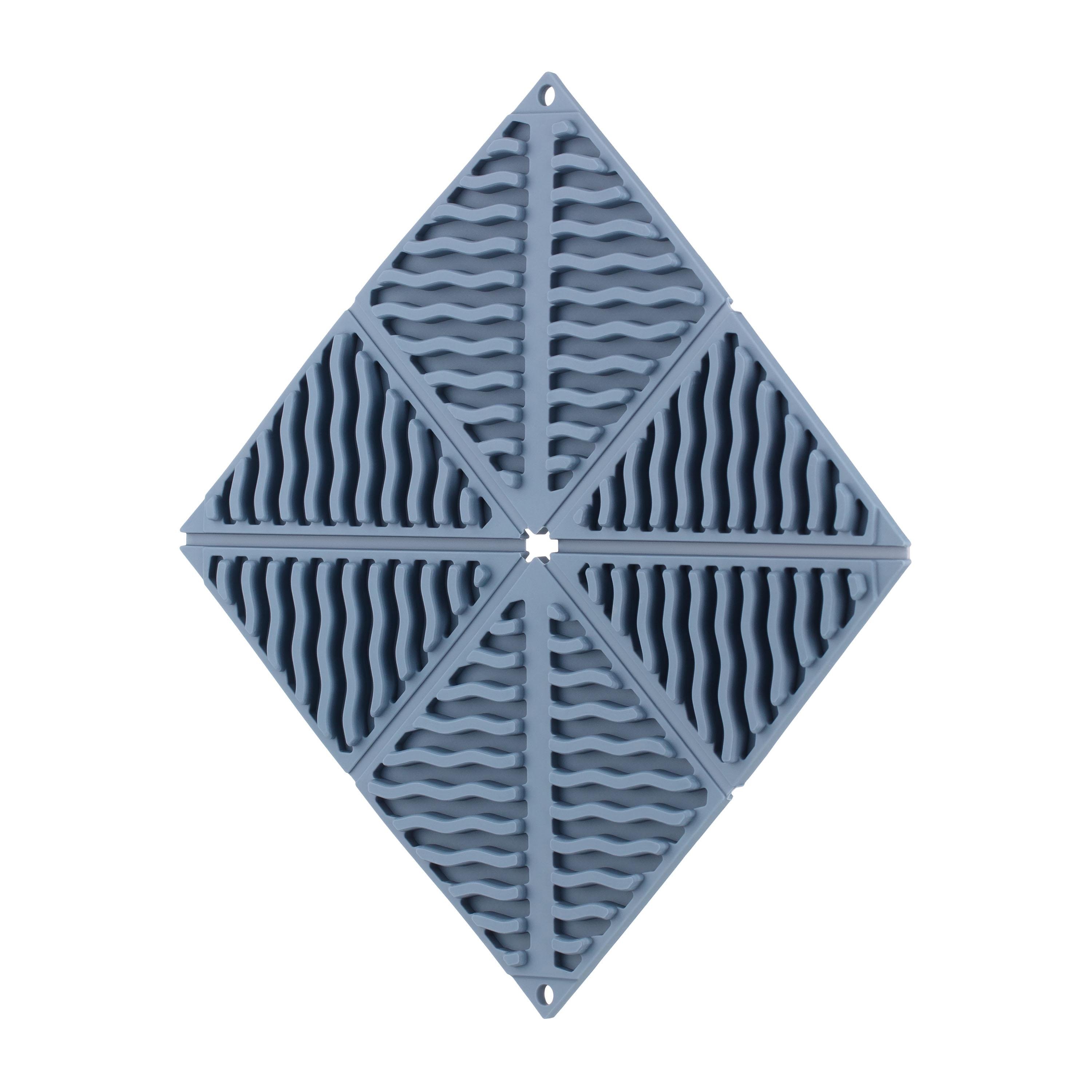 Подставка под горячее Ardesto Gemini 165x165x17 мм Серо-голубой (AR4012B)