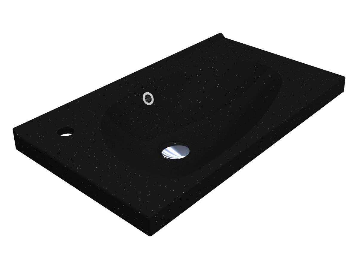 Умывальник Miraggio TITANIA MIRASTONE матовый Черный (84069) Умывальник Miraggio TITANIA MIRASTONE матовый Черный (84069)
