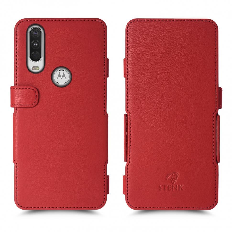 Чехол книжка Stenk Prime для Motorola One Action Красный (64685) Чехол книжка Stenk Prime для Motorola One Action Красный (64685)