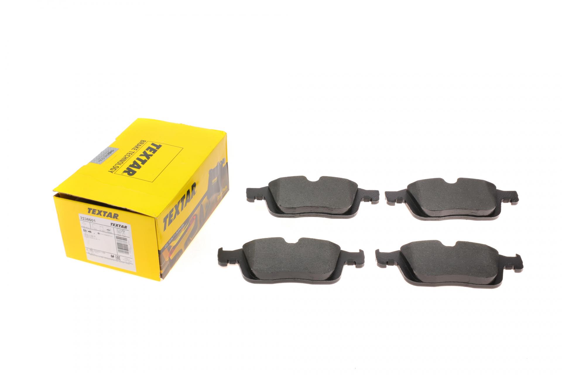 Колодки тормозные передние TEXTAR 2238601 Volvo XC60 I 08-17 Ate-Teves Q+