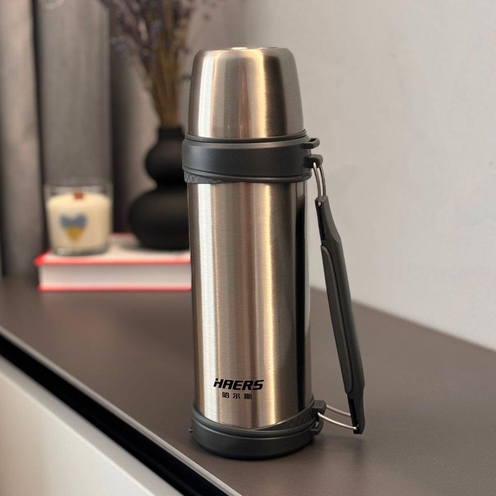Термос Haers HY-1000A-5A из нержавеющей стали 1 л (971)