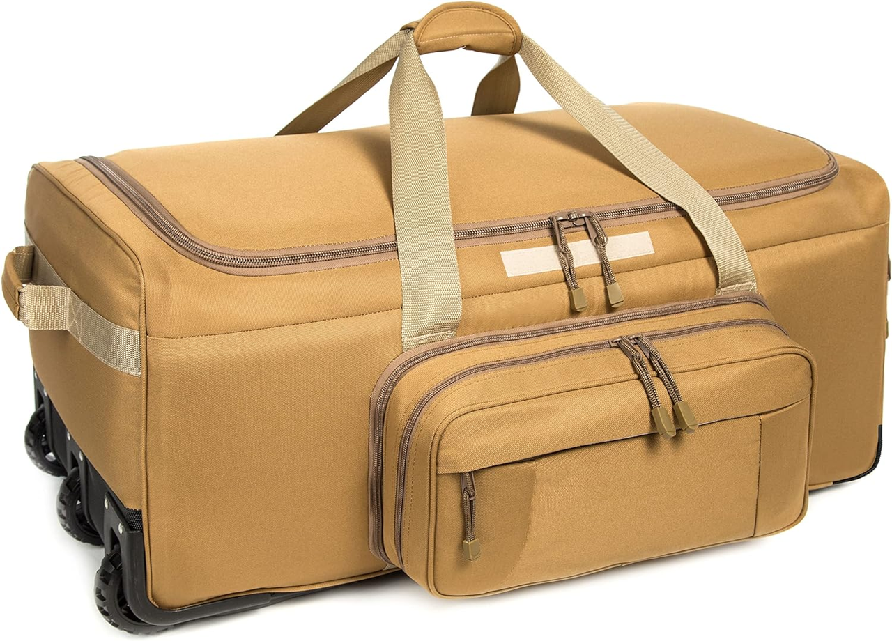Сумка дорожная армейская на колесах 118 л Solve Койот (KT6008605)