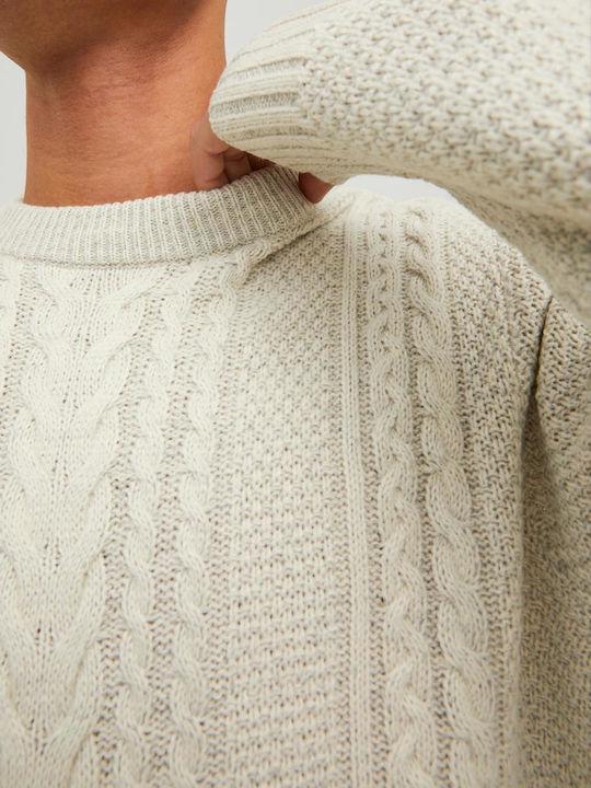 Светер Jack & Jones Craig Knit Crew L Білий (12220809) - фото 5