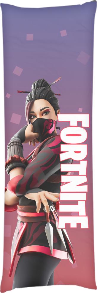 Подушка дакимакура Red Jade Fortnite 60x180 см (14106232)
