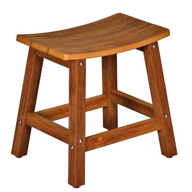 Табурет для ванной из дерева Эситен Охра (ТВН-010604)