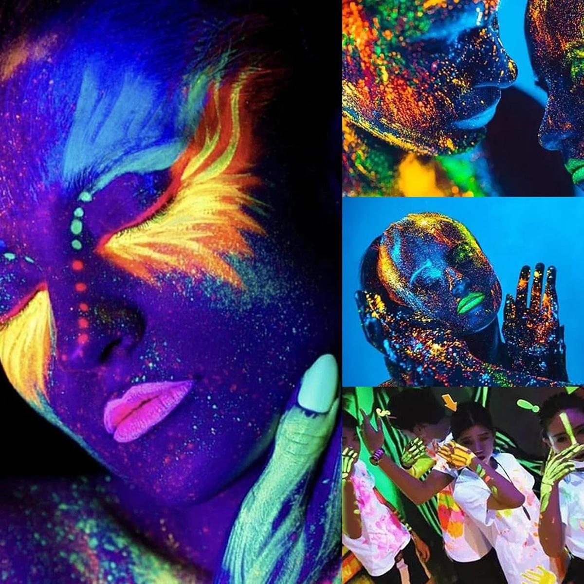 Аквагрим флуоресцентний Mekolor 5 кольорів (WN-5-MK-8601) - фото 7