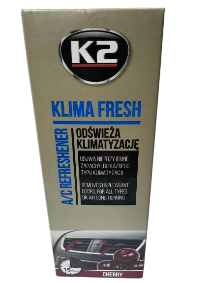 Освіжувач системи кондиціонування K2 KLIMA FRESH Вишня 150 мл (K222CH)