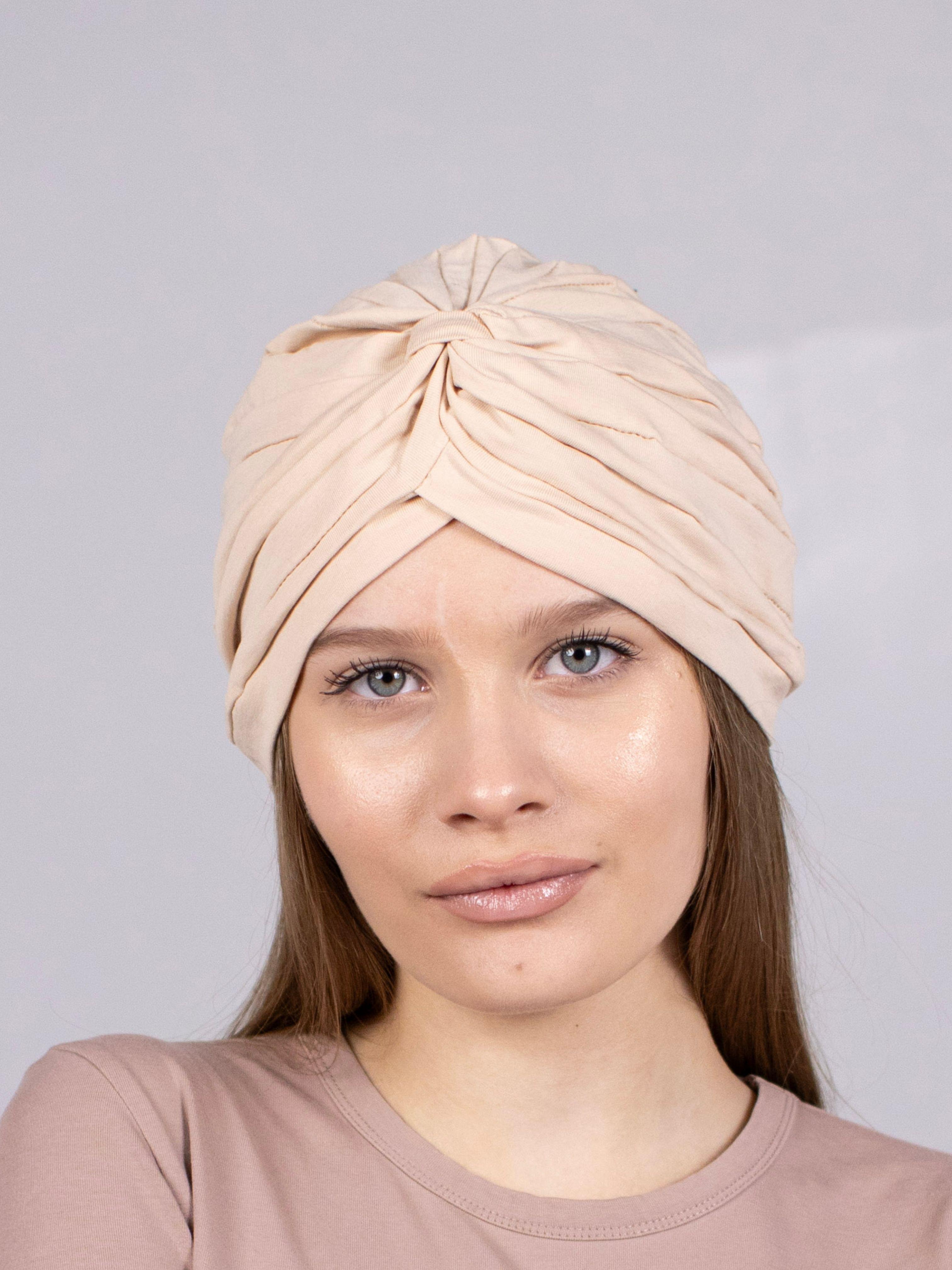 Тюрбан женский D.Hats Бежевый (31458206)