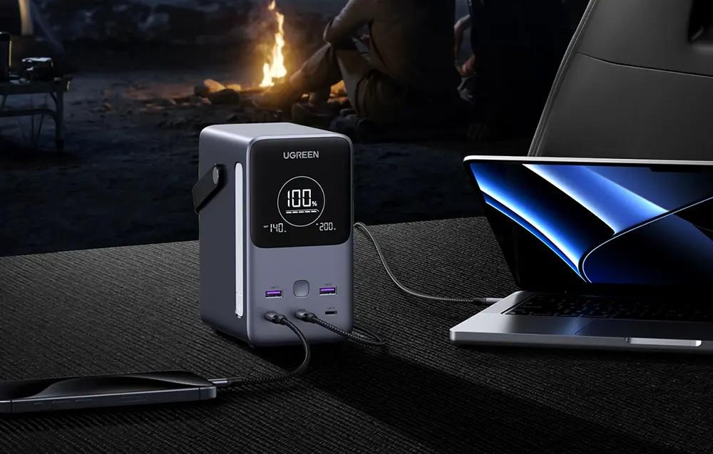 Повербанк Ugreen PB770 48000 mAh 300W Grey (614097) - фото 4