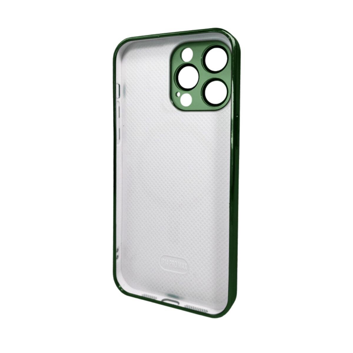 Противоударный чехол для Apple iPhone 14 Pro Sapphire Frame MagSafe Cangling Green - фото 2