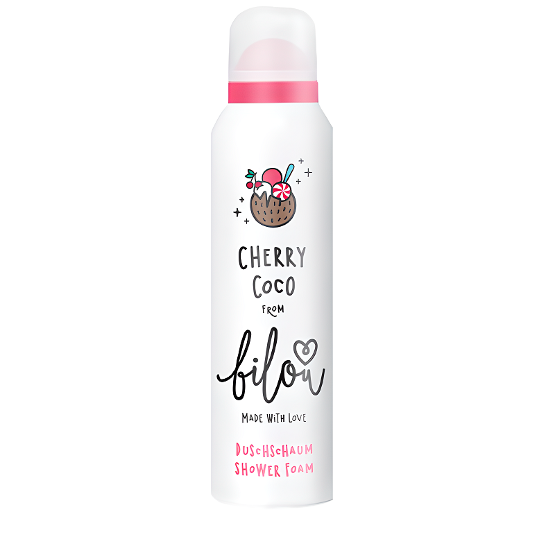 Піна для душу Bilou Cherry Coco Shower Foam з ароматом Свіжі ягоди та кокосовий йогурт 200 мл - фото 1