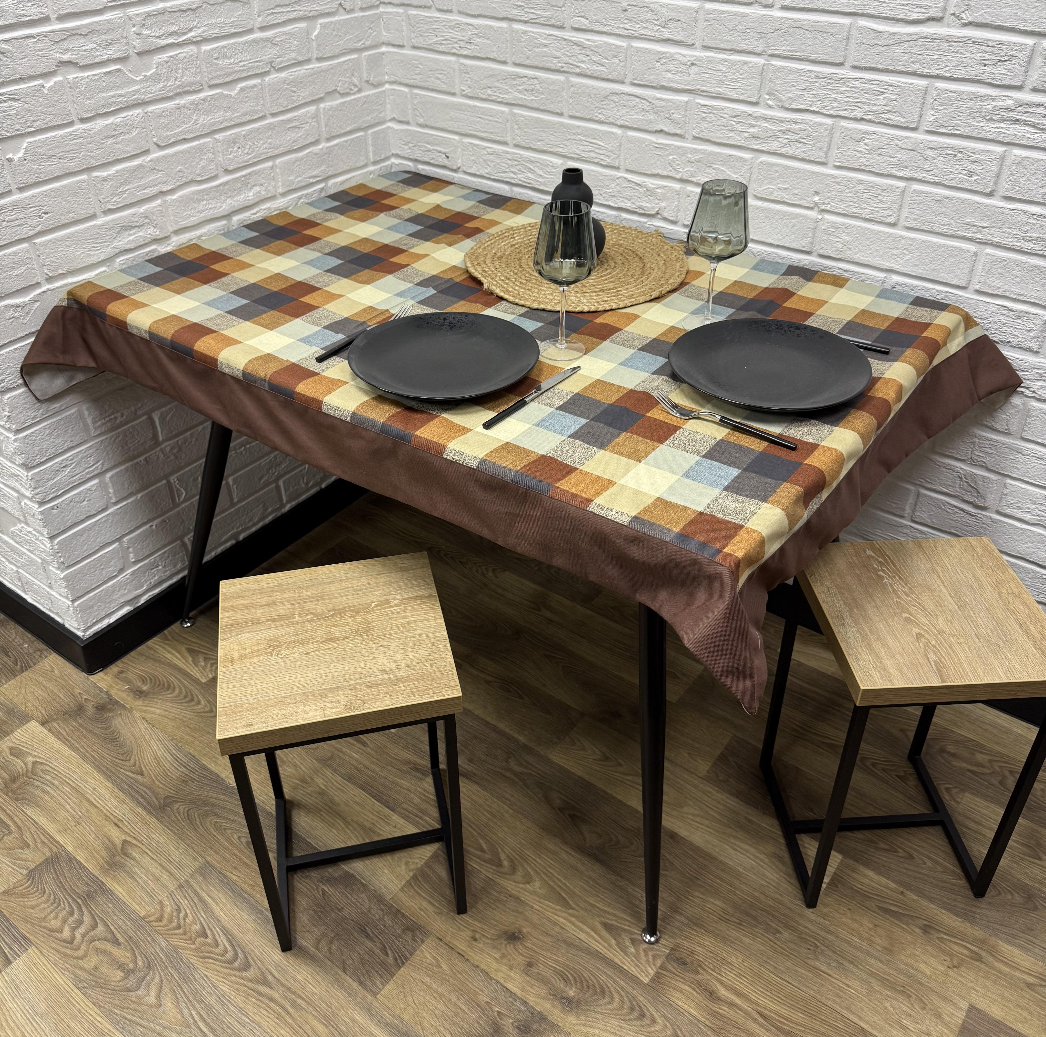 Скатерть Comfort Home Cube водоотталкивающая с тефлоновым покрытием и кантом 140x180 см