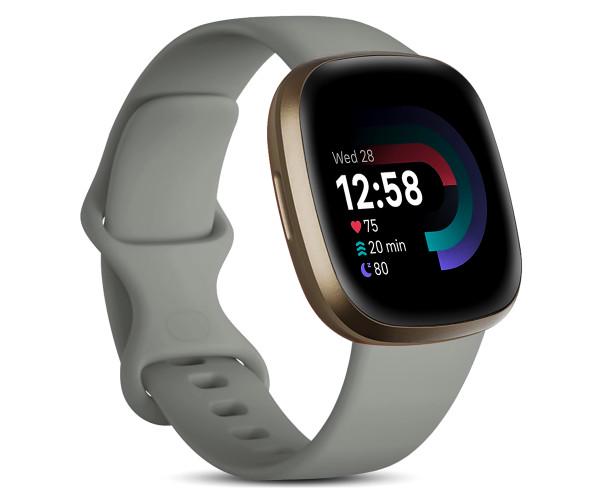 Ремешок Silicone для смарт-часов Fitbit Versa 3/4 Серый Ремешок Silicone для смарт-часов Fitbit Versa 3/4 Серый