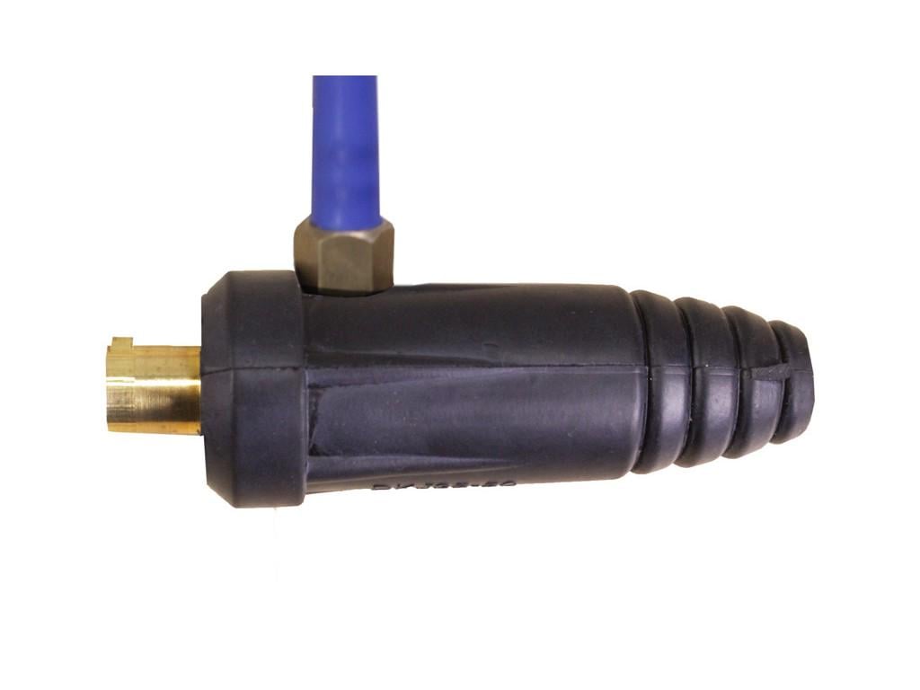 Адаптер для горелки TIG разъем Baenent 35-50 и резьба М16х15 длина газовой трубки 30 см (P-1221)