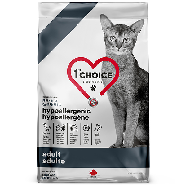 Корм сухий 1st Choice Hypoallergic для котів гіпоалергенний з качкою 1,8 кг
