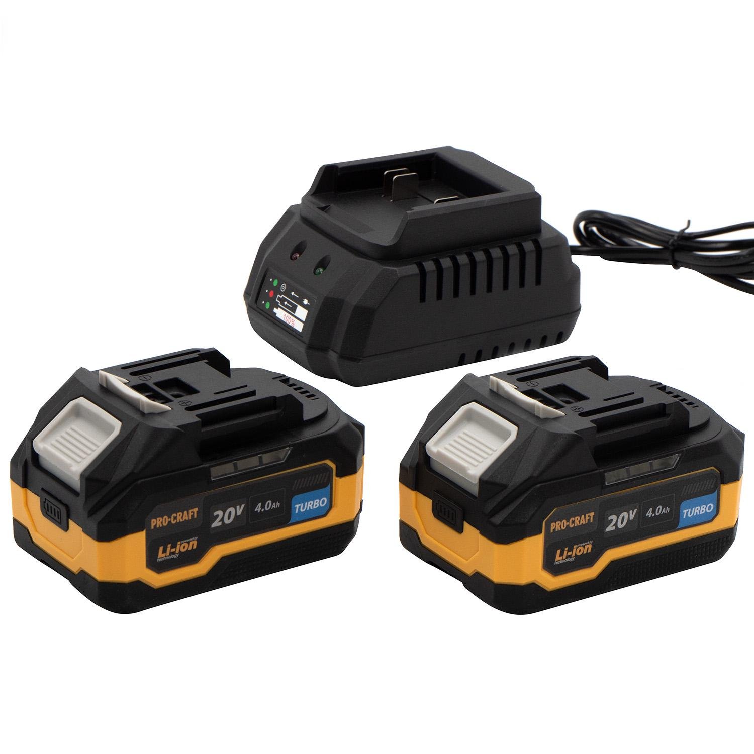 Набір акумуляторів та зарядного пристрою Procraft PBC-set2 (28337163) - фото 2