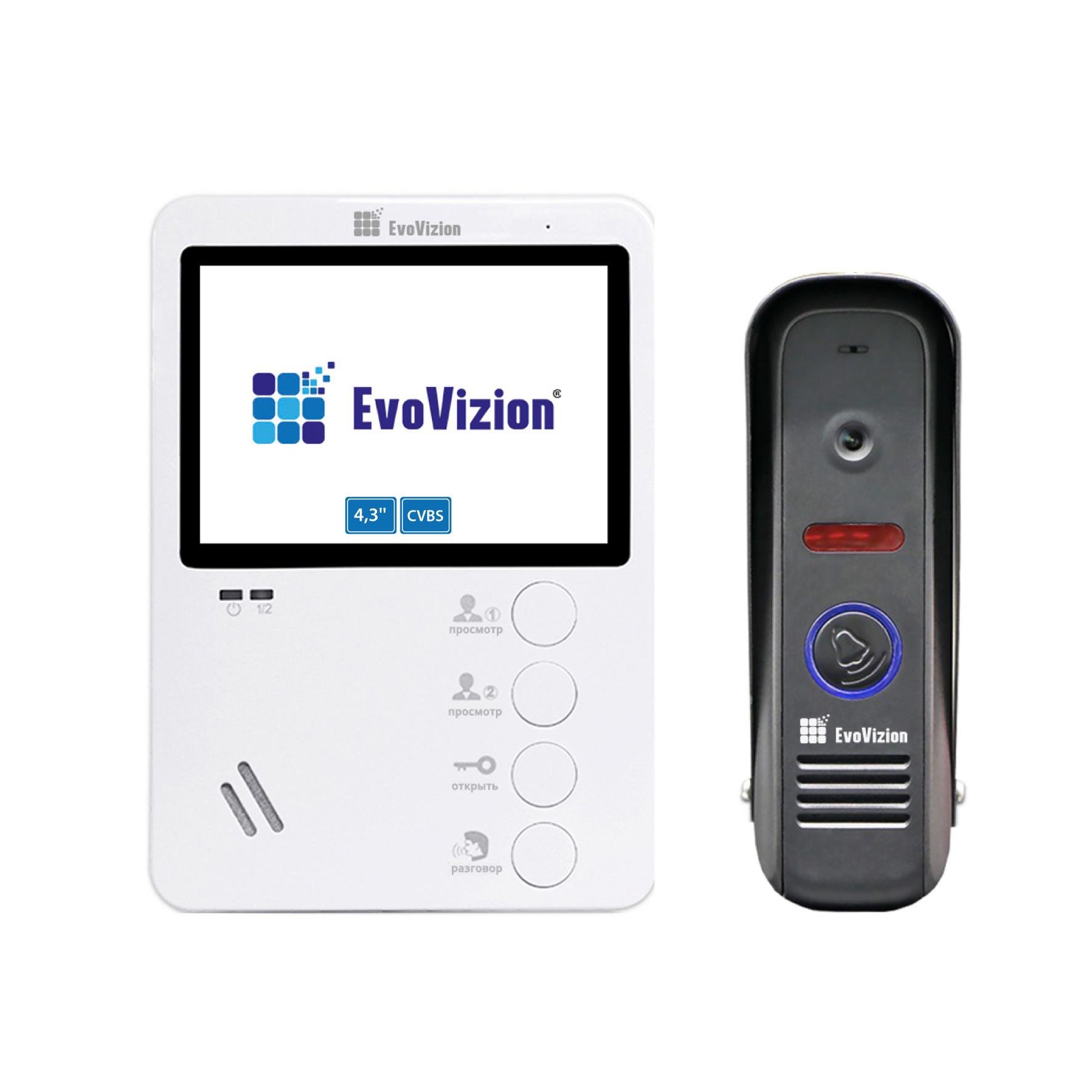 Комплект домофона EvoVizion VP-430 и DP-04 - фото 1