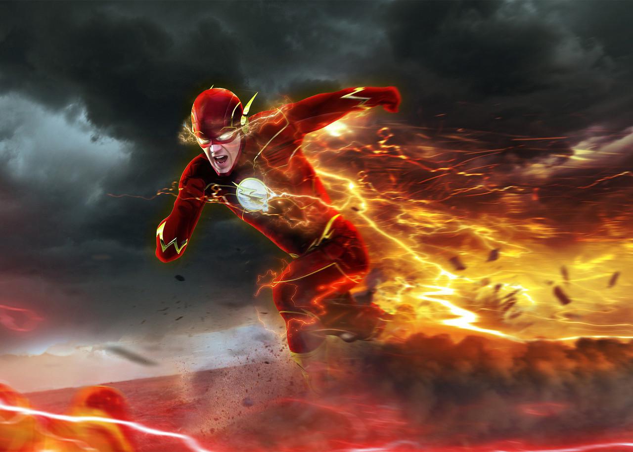 Картина GeekLand The Flash Run 40х60 см (TF 09.008)
