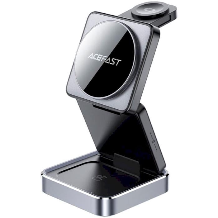 Зарядное устройство Acefast E20 Wireless QI 15W USB-C Black (6974316283478)