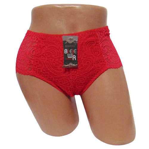 Трусы кружевные Biweier 5016 3XL Красный