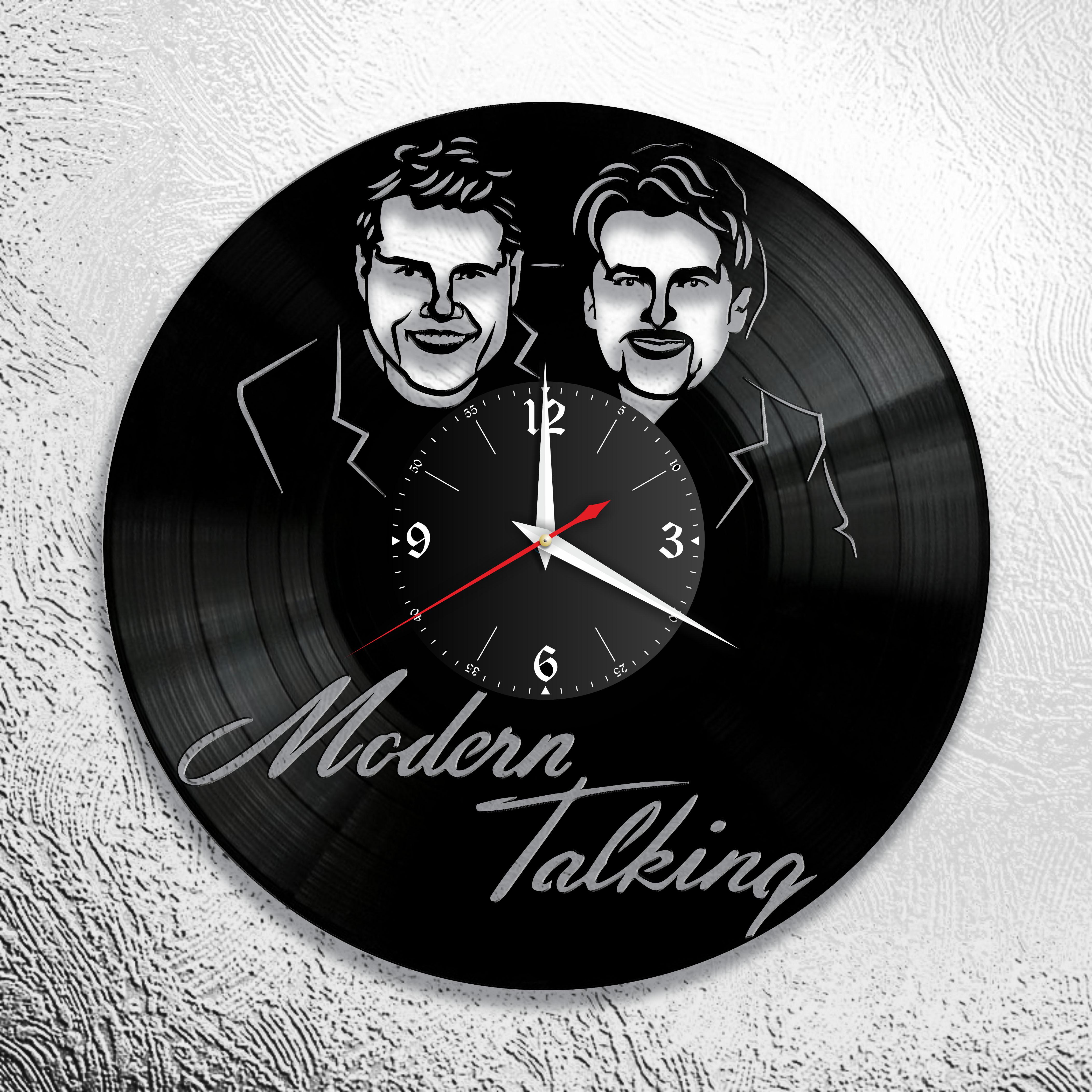 Часы настенные Modern Talking 3293 из виниловой пластинки