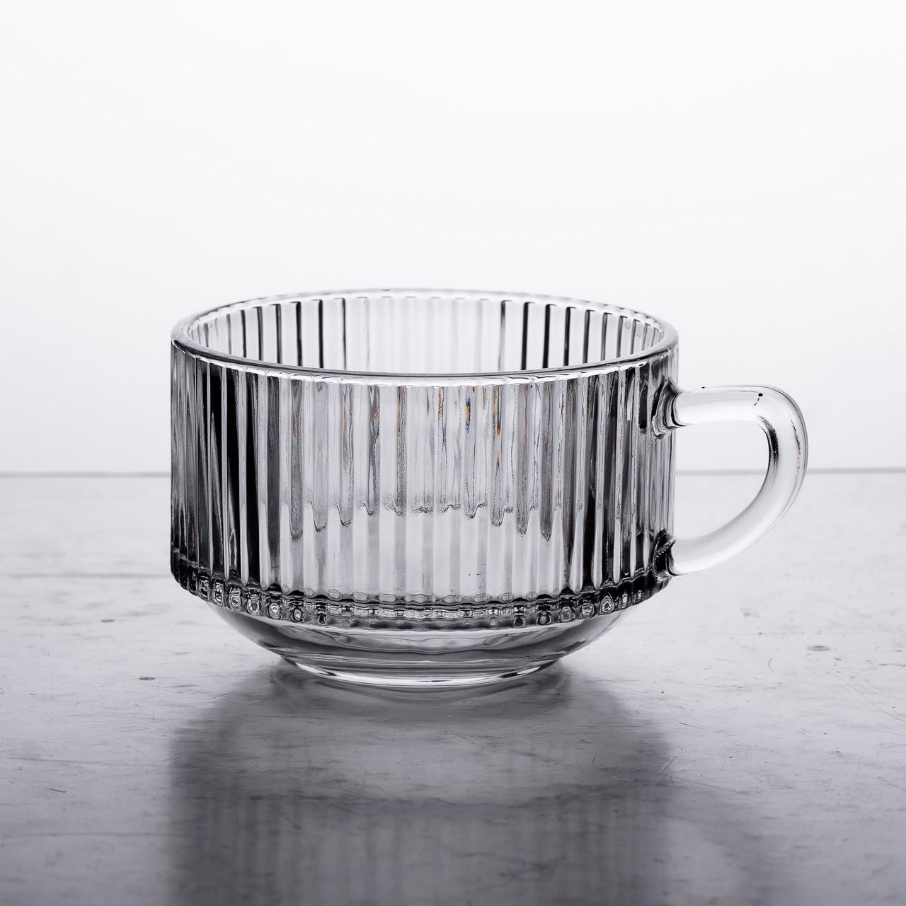 Набір прозорих скляних чашок для гарячих напоїв 2 шт. 450 мл - фото 3 Набір прозорих скляних чашок для гарячих напоїв 2 шт. 450 мл - фото 3