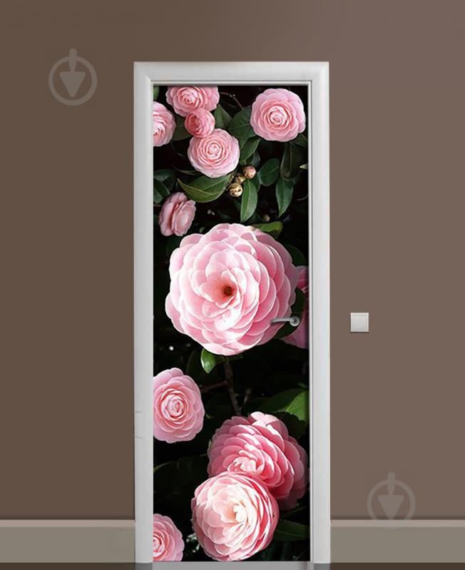 Наклейка на дверь Zatarga «Идеальные лепестки» 650х2000 мм виниловая 3Д наклейка декор самоклеящаяся