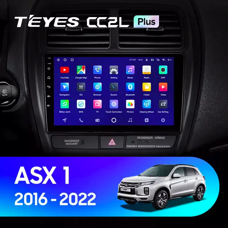 Автомагнітола штатна Teyes CC2L Plus для Mitsubishi ASX 1 2016-2022 Android 2/32 Гб Wi-Fi (1654699425) - фото 3