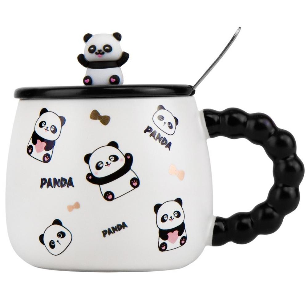 Кружка керамическая Elisey The lovely panda 300 мл Белый (9050-003)