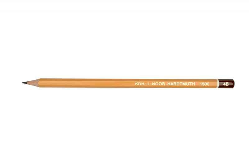 Олівець чорнографітний Koh-i-Noor 4B (1500.4B)