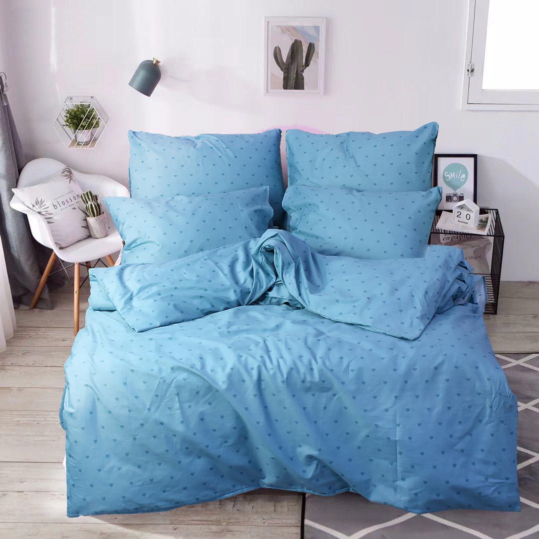 Простынь С0201 200x220 см Голубой/Синий (154288)