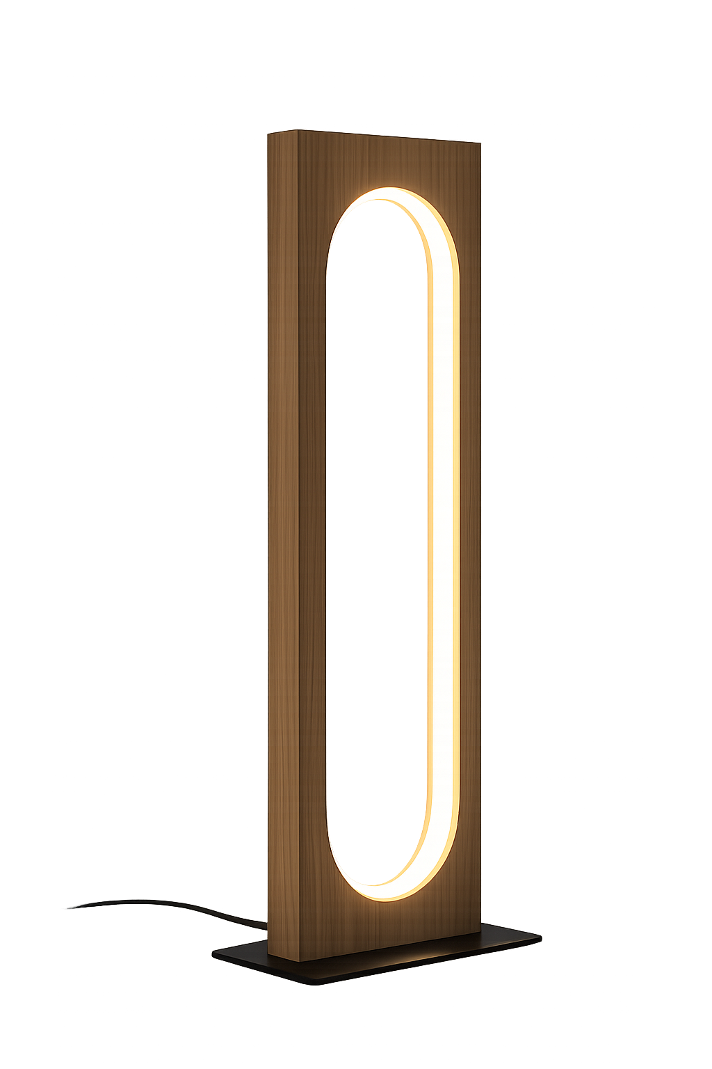 Настольный LED-светильник LightWood PORTAL из натурального дуба 60 Вт Светлое дерево (00000806)
