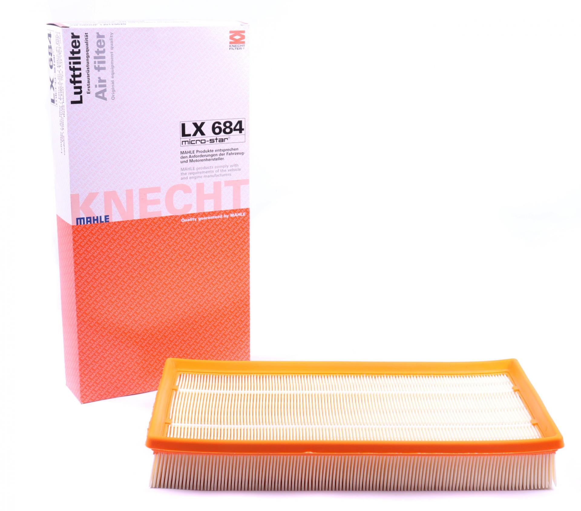 Фильтр воздушный KNECHT для VW Golf 1,6/1,8/1,9SDI/1,9TDI/2,0-16V 97- (LX 684)