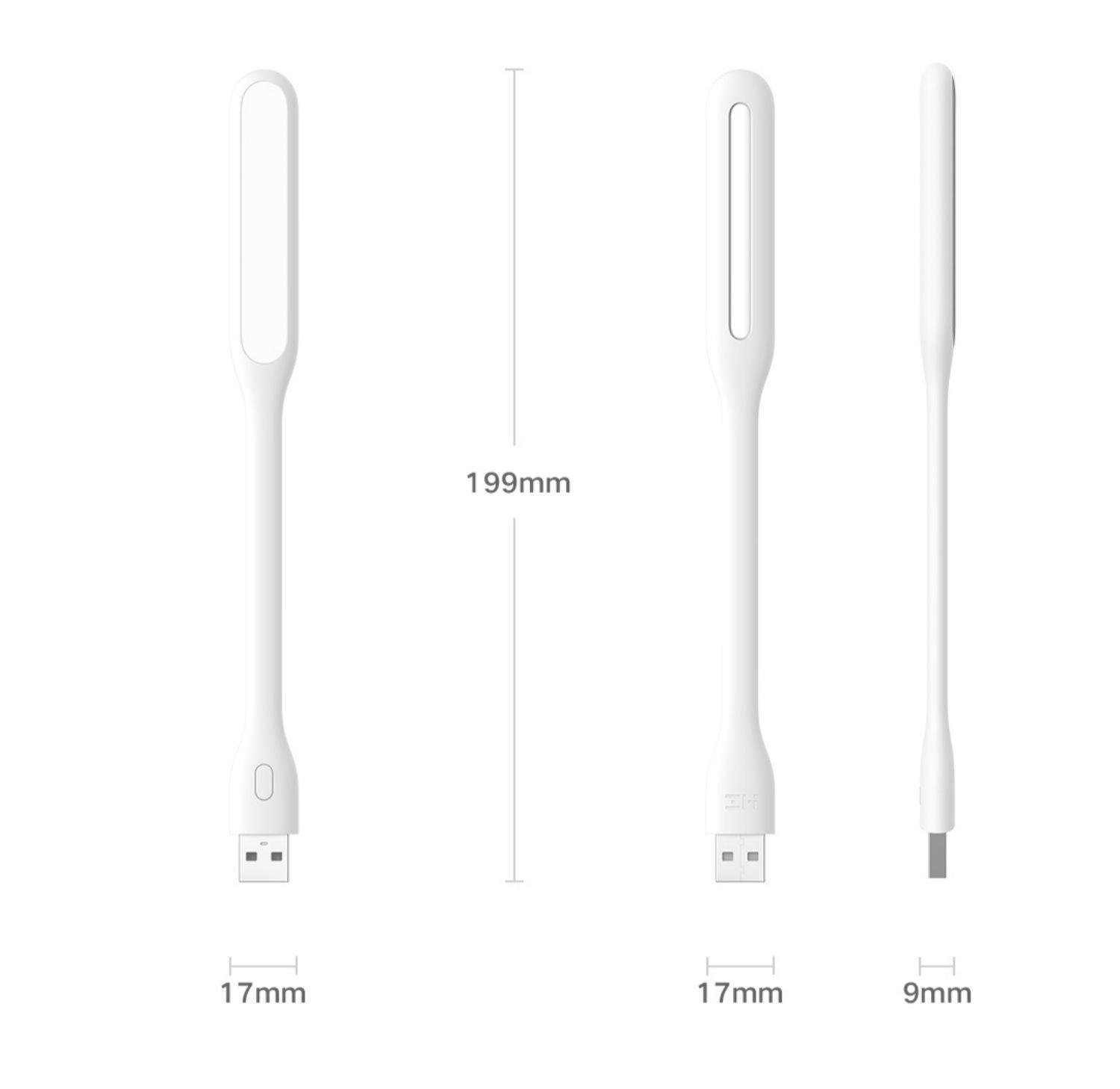 Лампа-USB ZMI LED 2 5 рівнів яскравості 1 шт. Білий (AL003) - фото 4