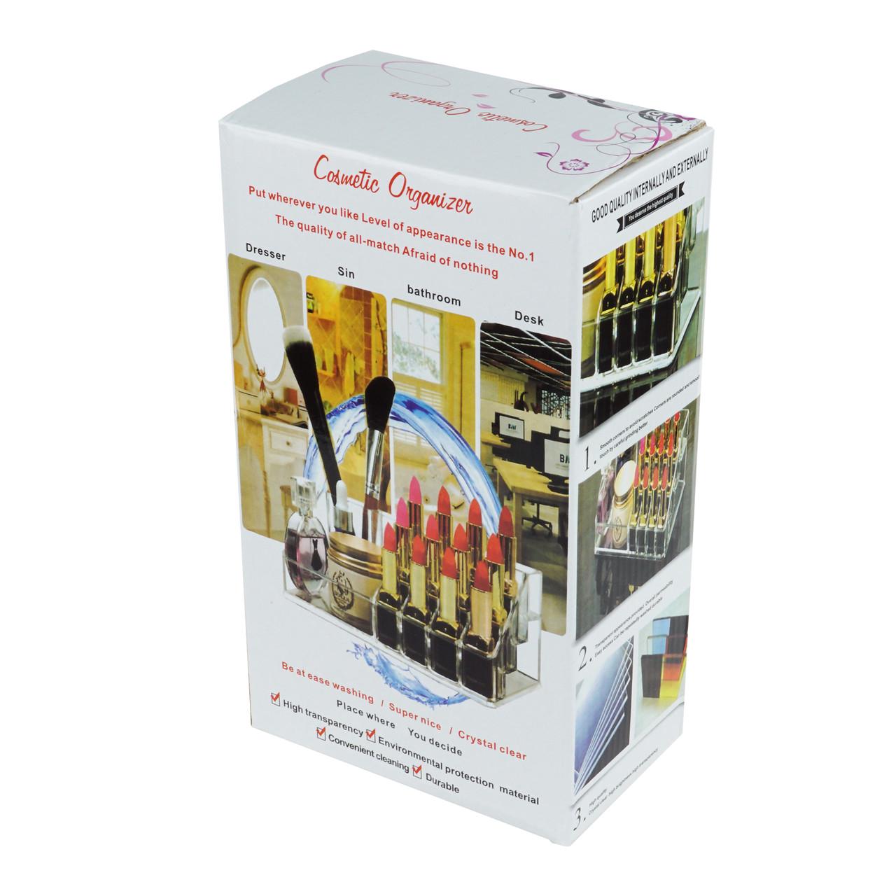 Органайзер-стойка Supretto для косметики Прозрачный (892937795) - фото 2 Органайзер-стойка Supretto для косметики Прозрачный (892937795) - фото 2