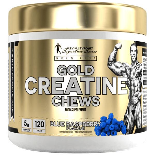 Креатин моногидрат Kevin Levrone Gold Creatine Chews Chewable 120 табл. Blue Raspberry (000026026)