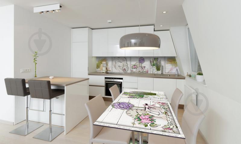 Наклейка виниловая на стол Zatarga «Белые Доски» 650х1200 мм Z180502/1st