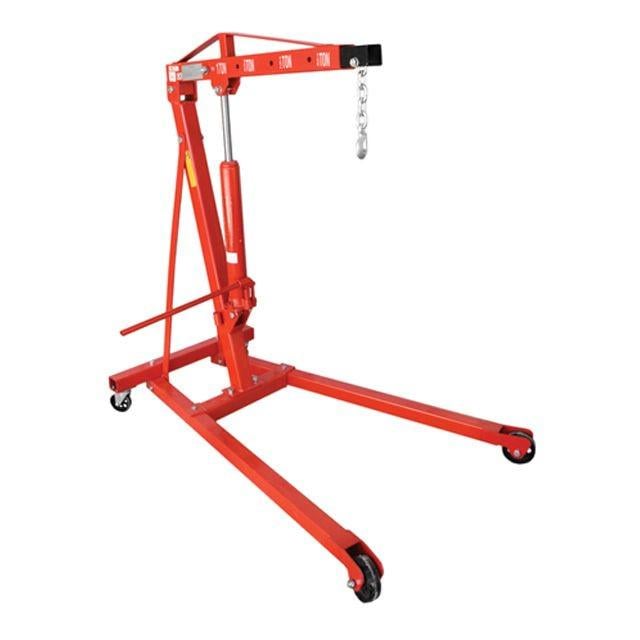 Кран-съемник двигателя Intertool GT0807 гидравлический подкатной 1 т (10634819)