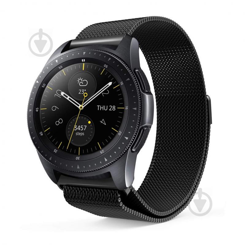 Ремешок BeWatch миланская петля для Samsung Galaxy Watch 42 мм Черный (1010201.3)