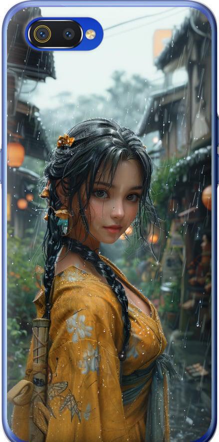Чехол на Realme C2 Anime-girl (6133t-1852-42517)