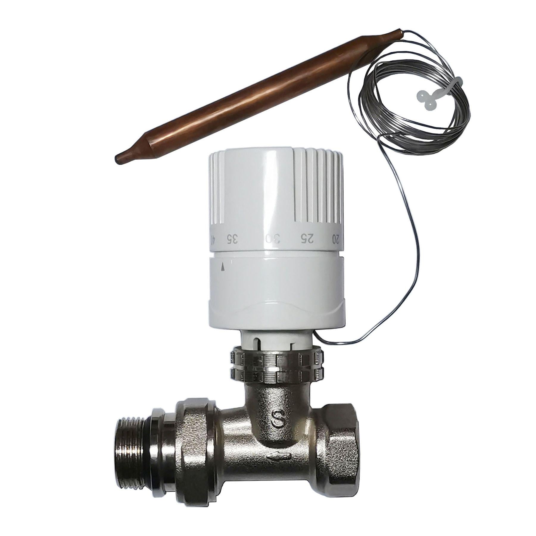 Узел подмеса с термоголовкой ECO 01A-4 3/4"х3/4" прямой (000023558)