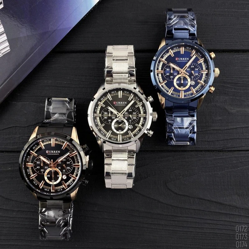 Наручные часы Curren 8355 Blue-Cuprum - фото 5 Наручные часы Curren 8355 Blue-Cuprum - фото 5