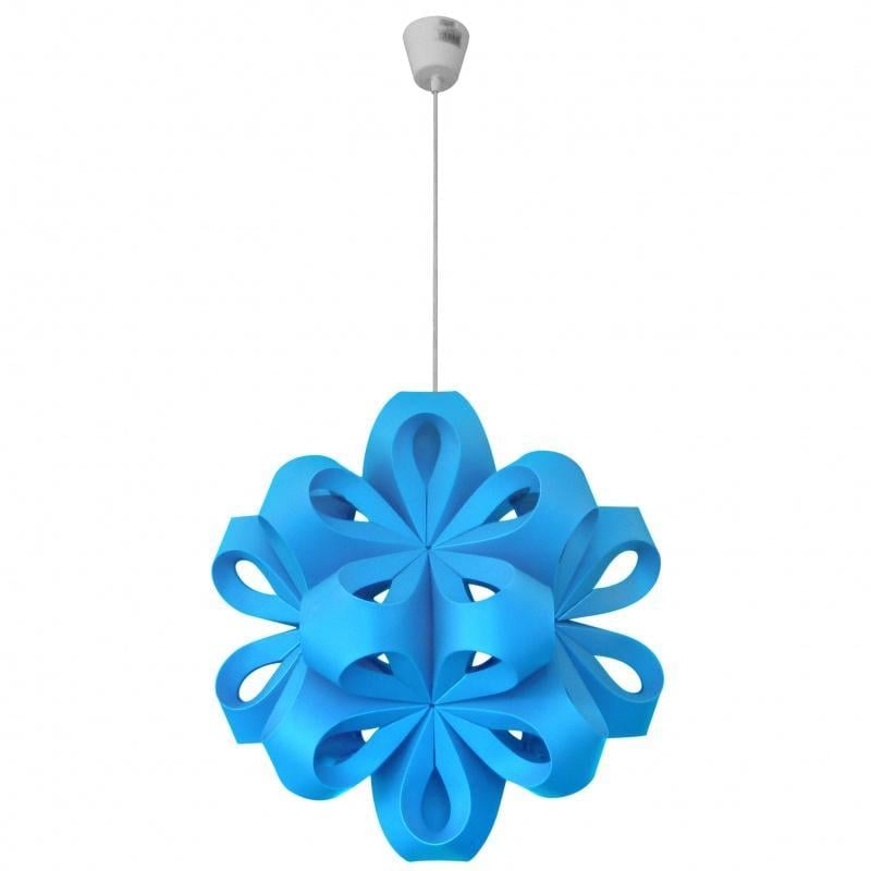 Люстра для спальни подвесная Brille KL-314S/1 E27 Blue