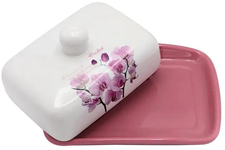 Маслянка Interos Орхідея рожева 17х12х8 см (046)