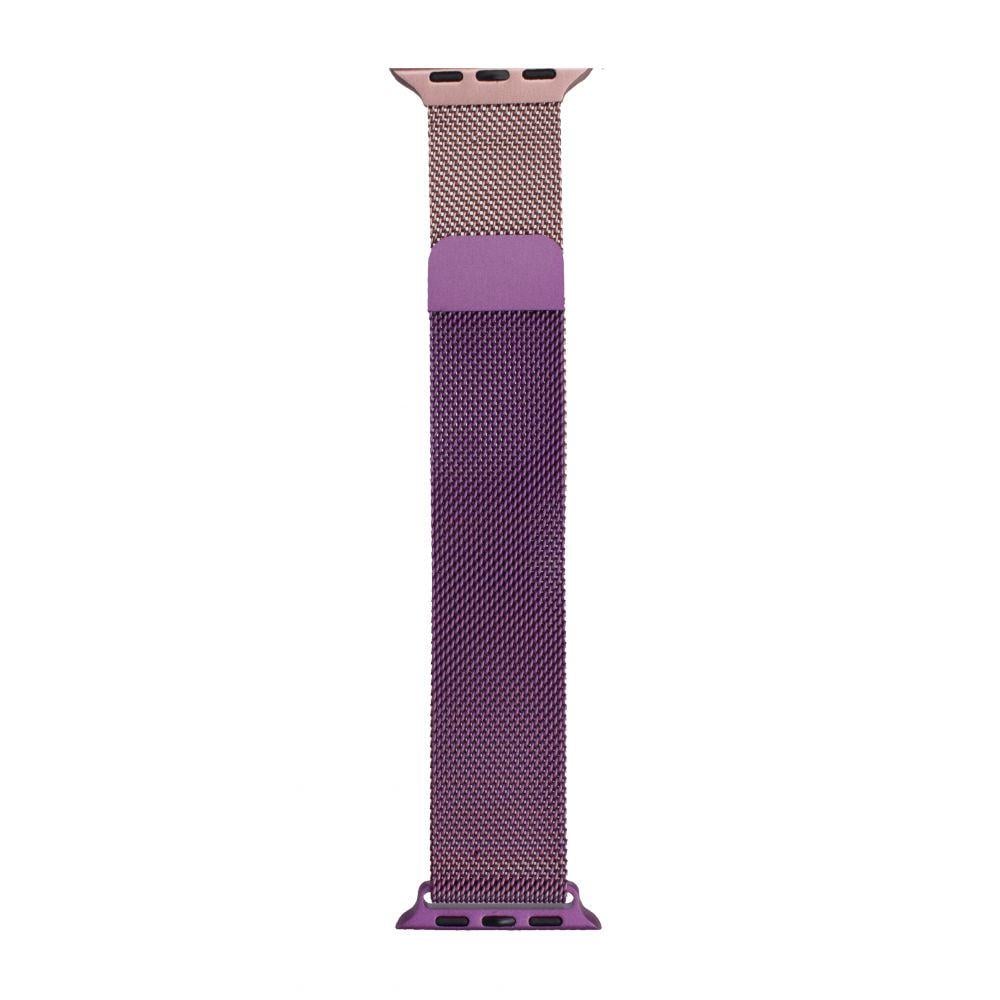 Ремінець для Apple Watch 38-40 mm Milanese Loop Violet-Pink (29caa1-14675)