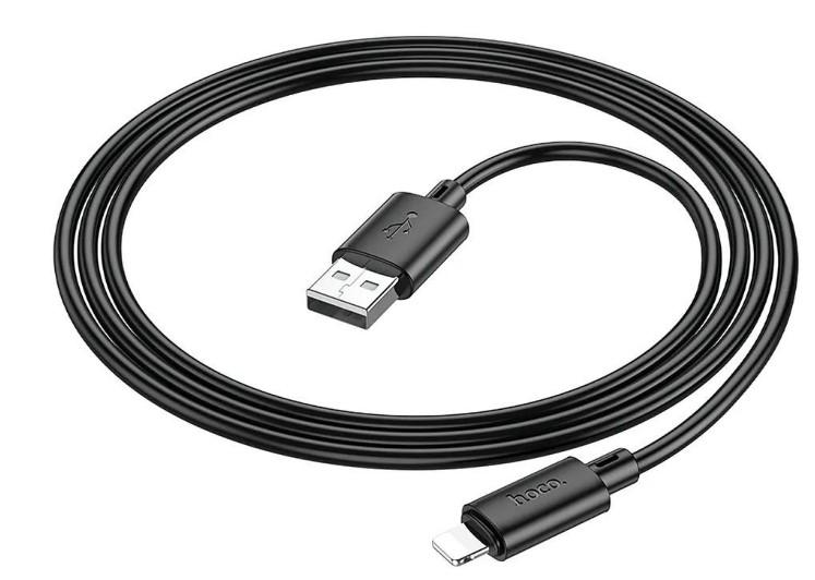 Кабель USB HOCO X88 USB - Lightning 1 м Чорний (1830482483) Кабель USB HOCO X88 USB - Lightning 1 м Чорний (1830482483)