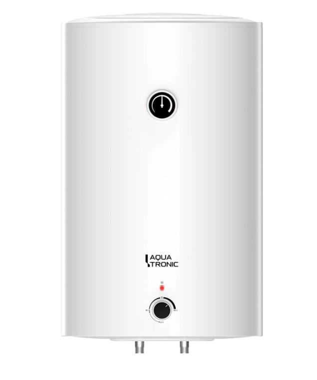 Водонагреватель электрический Aquatronic 2 кВт сухой ТЭН цилиндрический универсальный 100 л Белый (Round D1004620 B4)